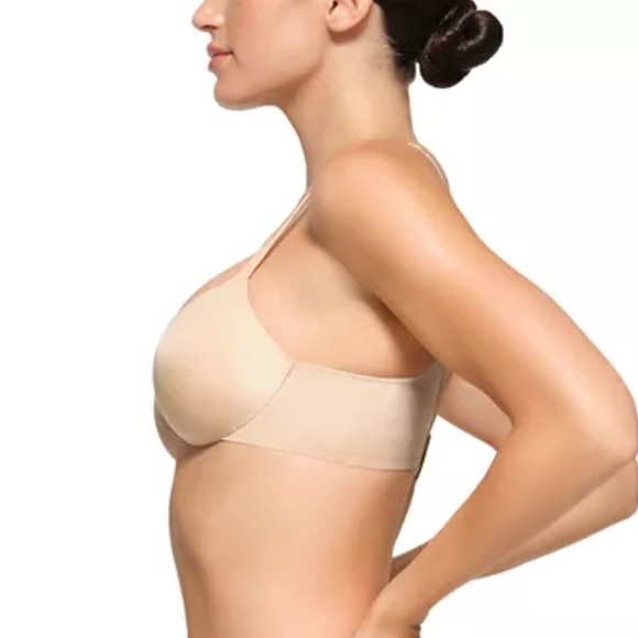 SKIMS Pushup Plunge Dip Sand Bra - Picture 2 of 6